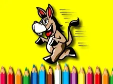 BTS Donkey Coloring Book